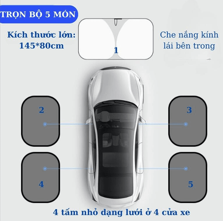 Hình ảnh phụ Hình ảnh sản phẩm MEGUIAR'S COMBO CHỐNG NẮNG KÍNH LÁI & CỬA XE HƠI 5 MÓN 3