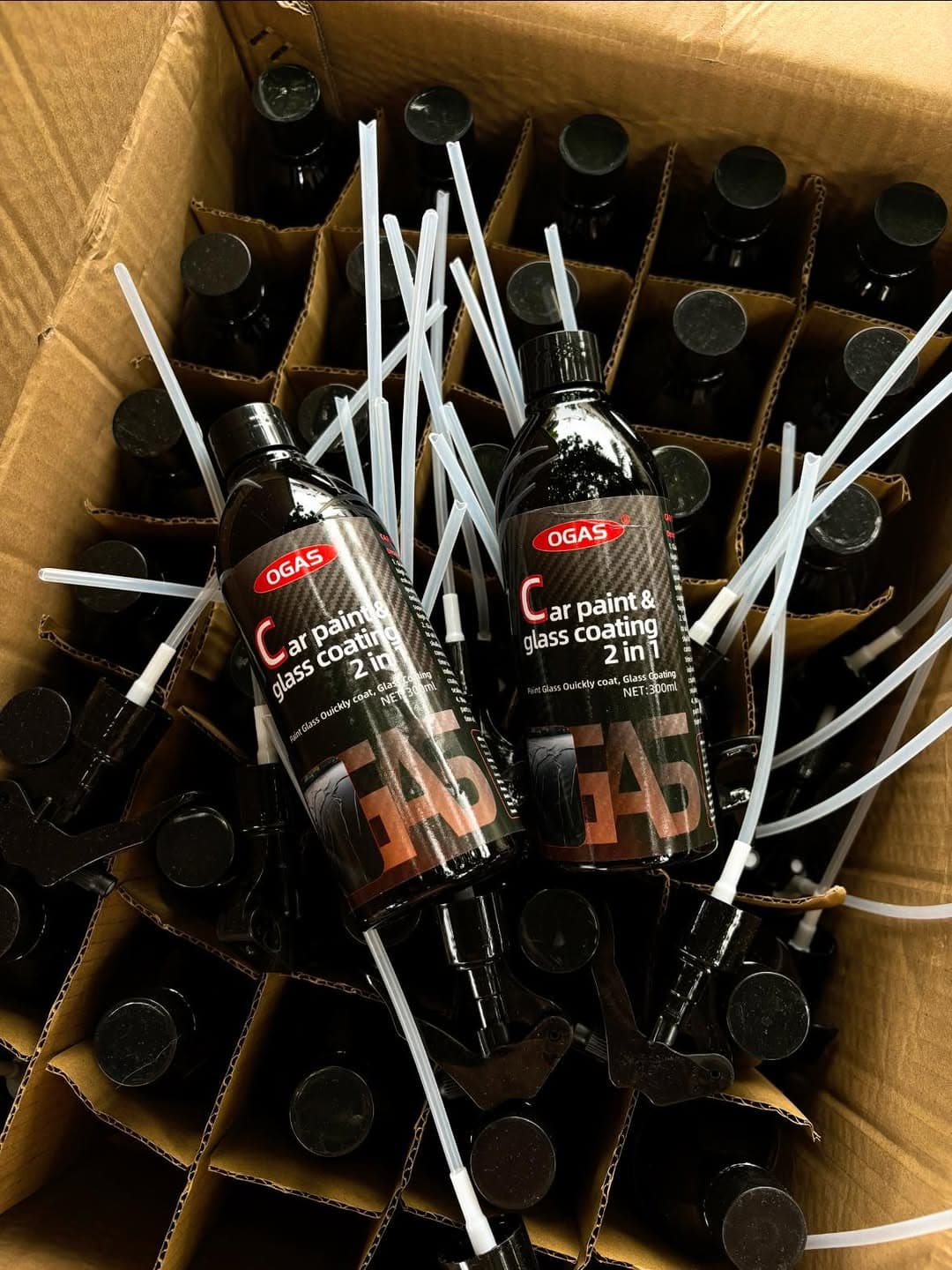 Hình ảnh phụ Hình ảnh sản phẩm OGAS SƠN XE & LỚP PHỦ KÍNH 2 TRONG 1 NANO POLISH 300ML 5